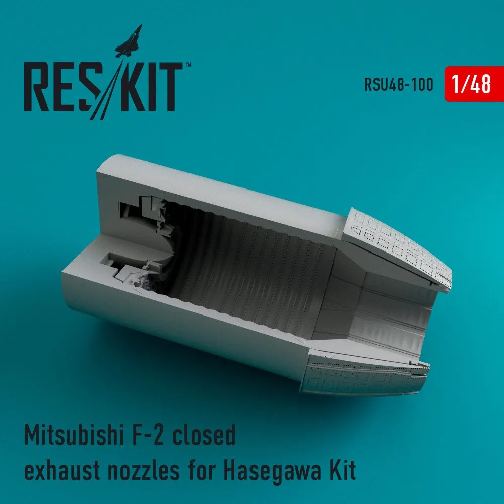 Mitsubishi F-2 closed exhaust nozzles 1:48