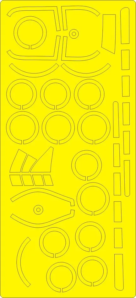 X/YB-35 Flying Wing mask for Italeri 1:72