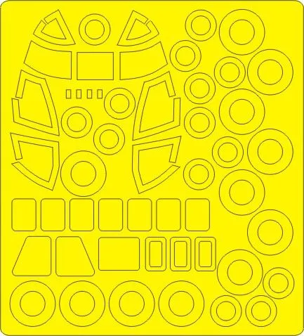 H-53 Sea Stallion BASIC mask for Fujimi 1:72