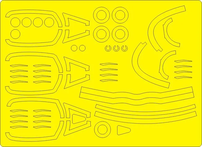 F-16A/C EXPERT mask for Hasegawa 1:72