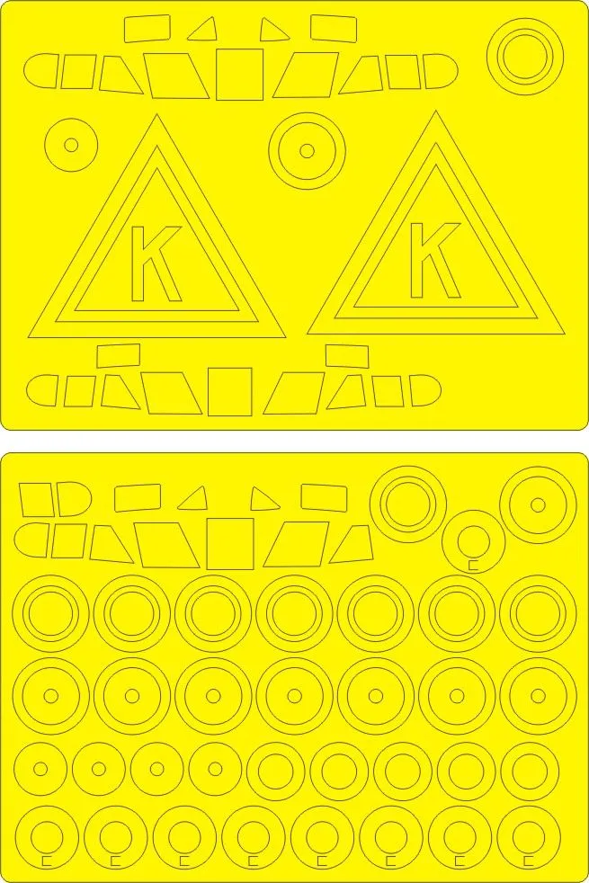 B-52G ADVANCED mask for Modelcollect 1:72