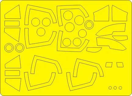 Harrier GR.1, GR.3, AV-8A EXPERT mask for Airfix 1:72