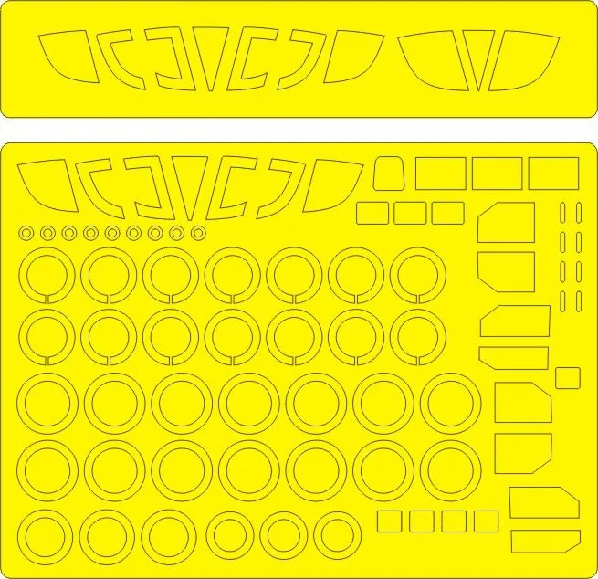Tu-22M3 ADVANCED mask for Trumoeter 1:72