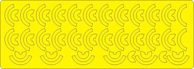 B-52 (D) BOMB YELLOW STRIPES 1:72