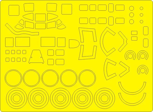 Avro Shackleton AEW.2 mask for Revell 1:72