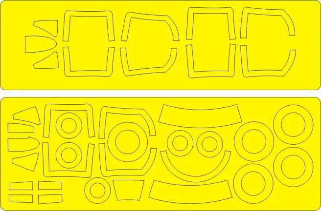 B-57B/G EXPERT mask for Italeri 1:72