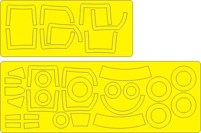 B-57B /G ADVANCE mask for Italeri 1:72