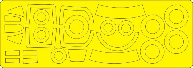 B-57B /G BASIC mask for Italeri 1:72