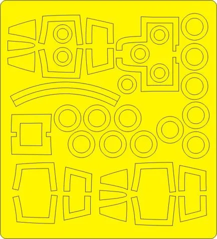 F-104 J/G/S ADVANCED mask for Hasegawa 1:72