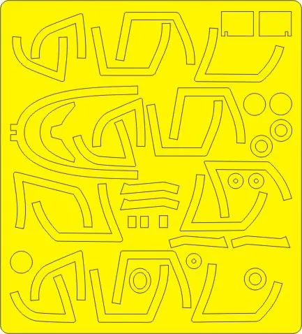 Yak-130 EXPER mask for Zvezda 1:72