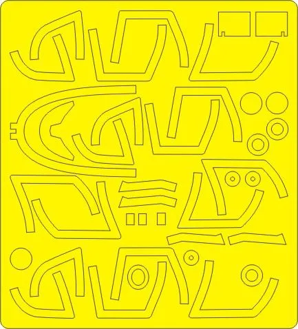 Yak-130 ADVANCE mask for Zvezda 1:72