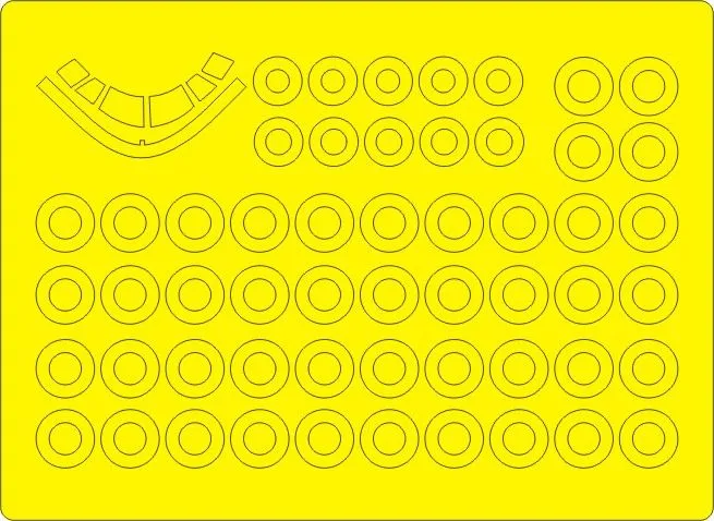 An-124 BASIC mask for Revell 1:144