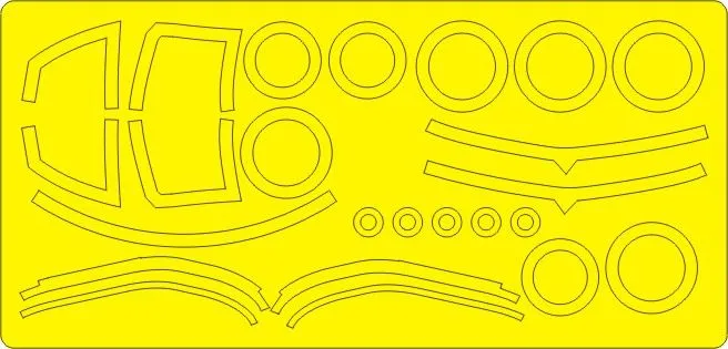 Saab J35F/J Draken (O,S) BASIC mask for Hasegawa 1:48