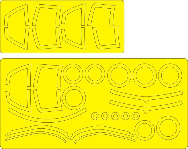 Saab J35F/J (O,S) EXPERT mask for Hasegawa 1:48