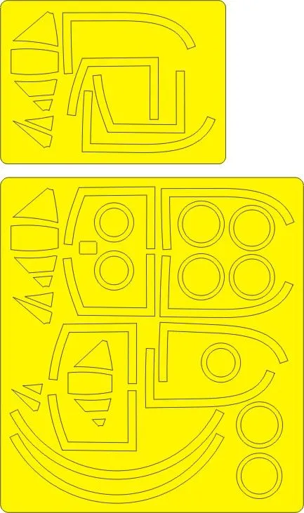 Meteor NF.14 ADVANCED mask for Sword 1:48