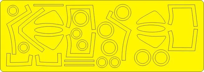 F7U-3M Cutlass EXPERT mask for Fujimi 1:72