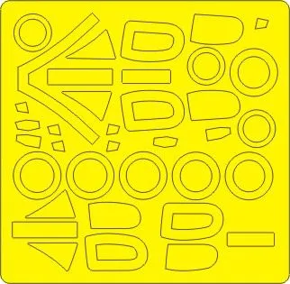 F4D-1 Skyray EXPERT mask for Tamiya 1:72