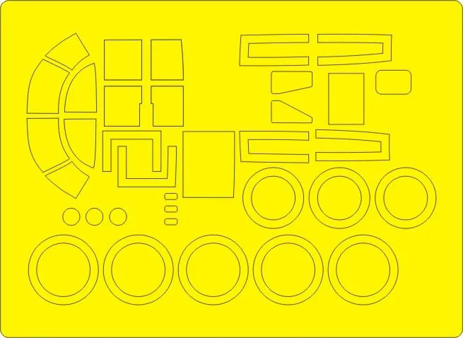 A-26B-15 Invader BASIC mask for ICM 1:48