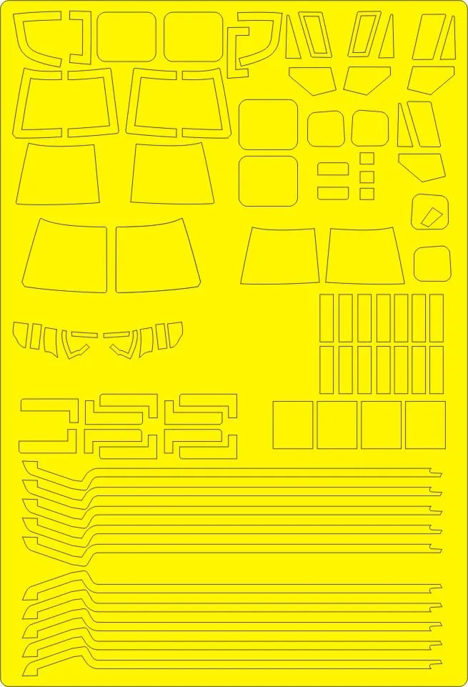 Westland Lynx AH-7 EXPERT mask for Airfix 1:48