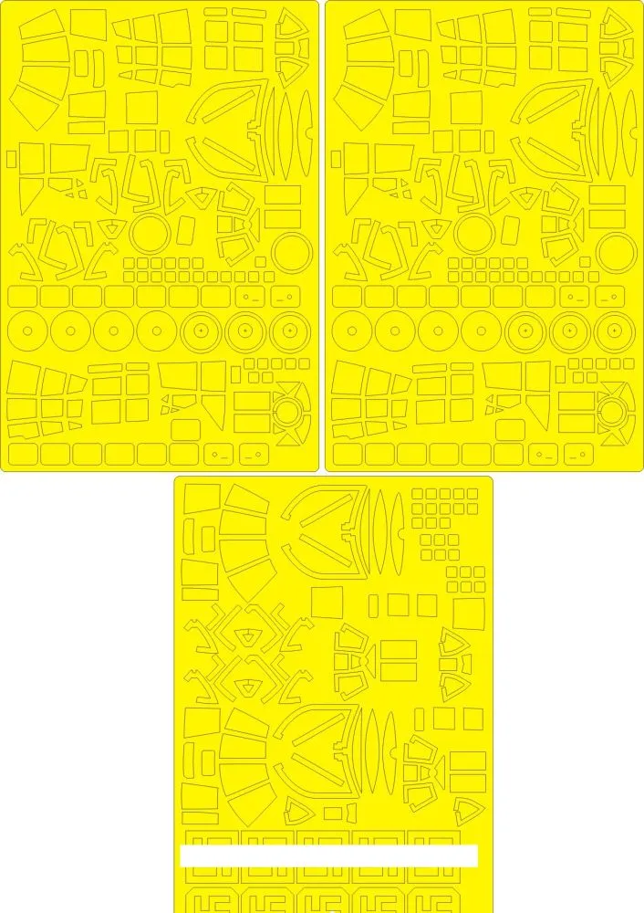 He 111Z-1 EXPERT mask for ICM 1:48