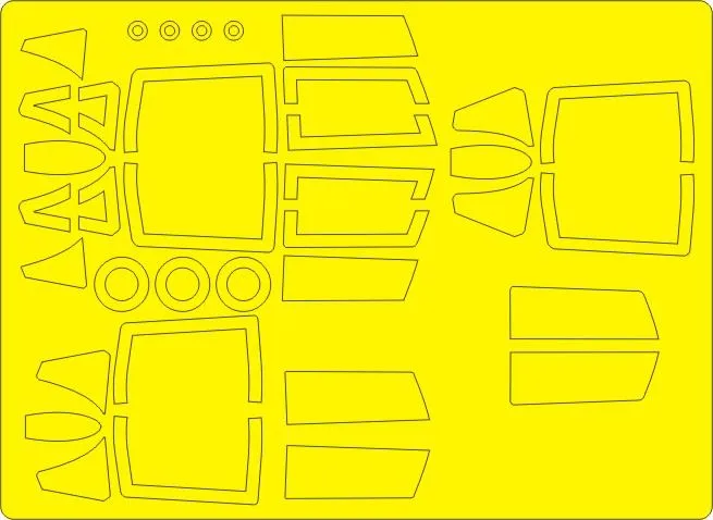 MiG-21UM EXPERT mask for Trumpeter 1:48