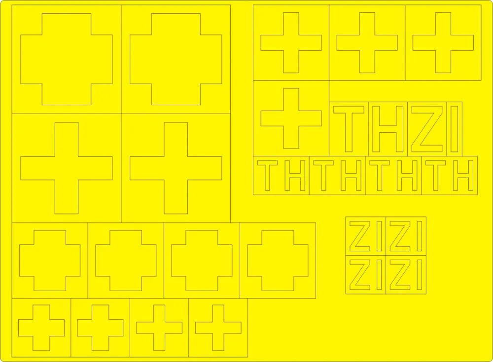 He 111Z-1 THZI NATIONAL INSIGNIA 1:48