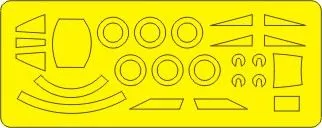 Mirage III/5 mask for Mark I 1:144