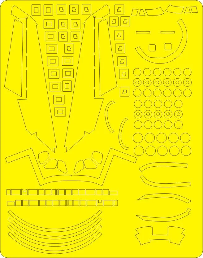 Boeing 747SCA & Space Shuttle mask for Revell 1:144