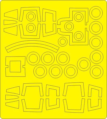 F-104 J/G/S, CF-104 EXPERT mask for Hasegawa 1:72