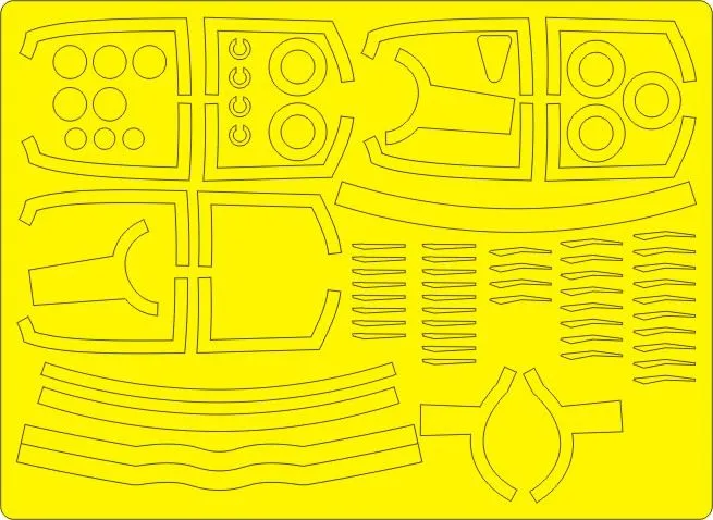F-16B/D ADVANCED mask for Hasegawa 1:72