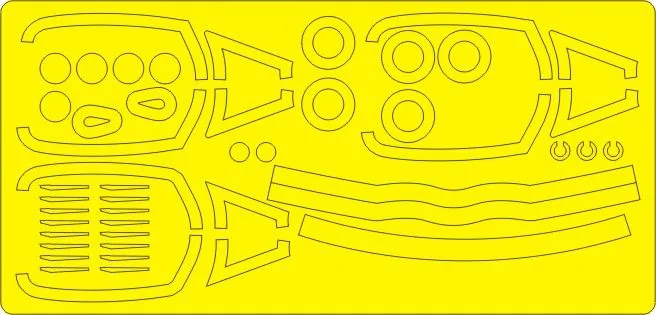 F-16N ADVANCED mask for New Ware 1:72