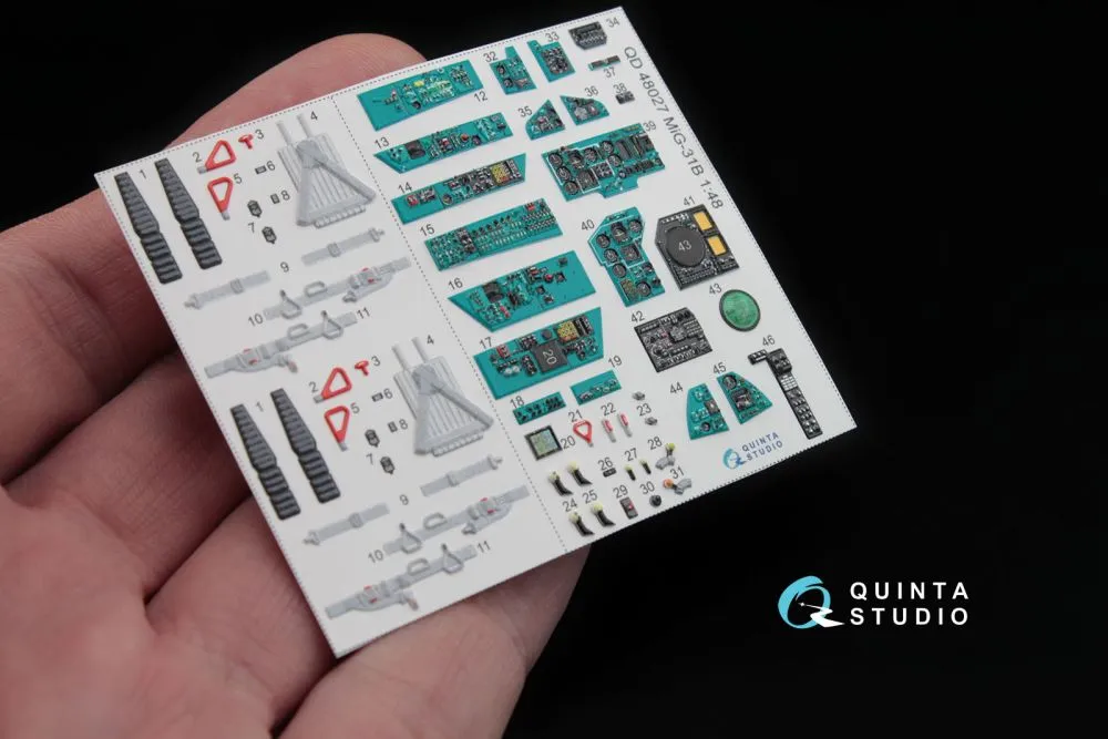 MiG-31B Interior for AMK 1:48