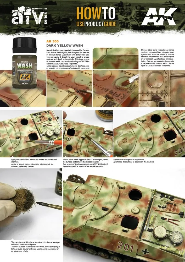 Wash for Dark Yellow