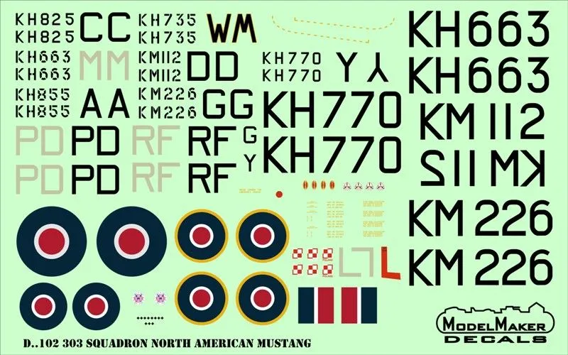 Mustang Mk IV - 303 Squadron 1:48