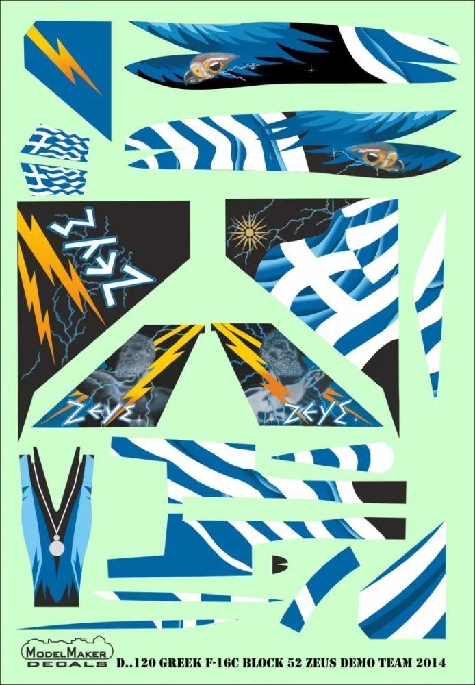 F-16C Block 52 ZEUS DEMO TEAM 2015 1:48