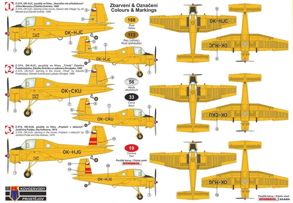 Z-37A Cmelak - Movie Star 1:72