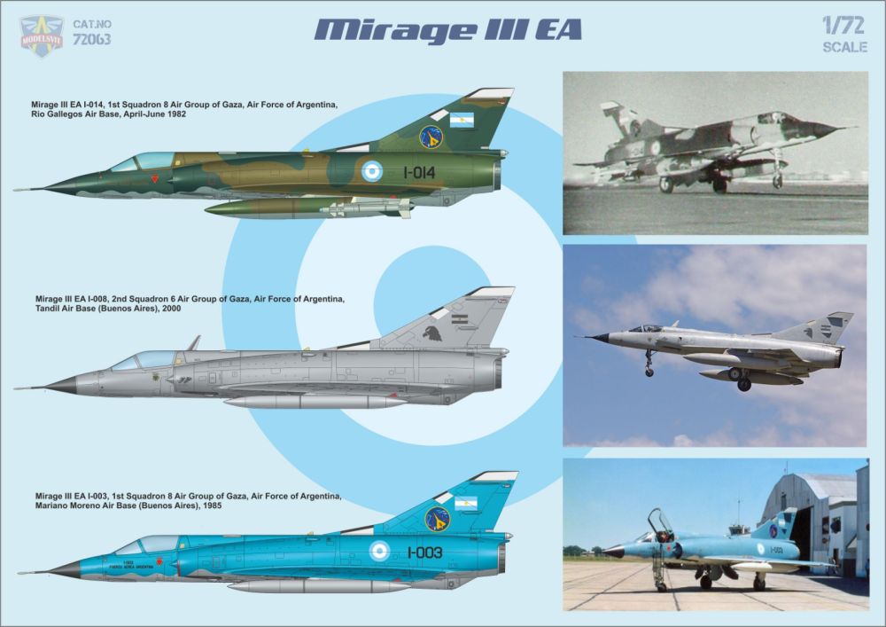 Mirage IIIEA/EBR fighter-bomber 1:72