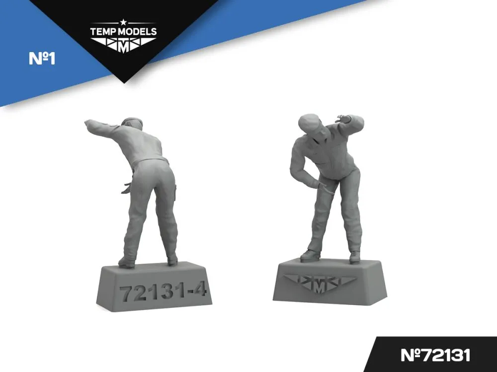 Technicians modern Russia Air Force. Set.1 1:72