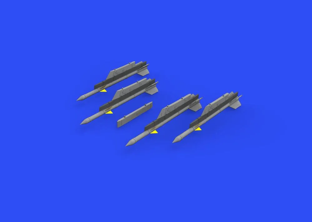 R-3R missiles w/ pylons for MiG-21 1:72