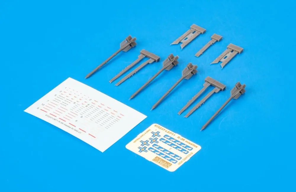 R-3R missiles w/ pylons for MiG-21 1:72