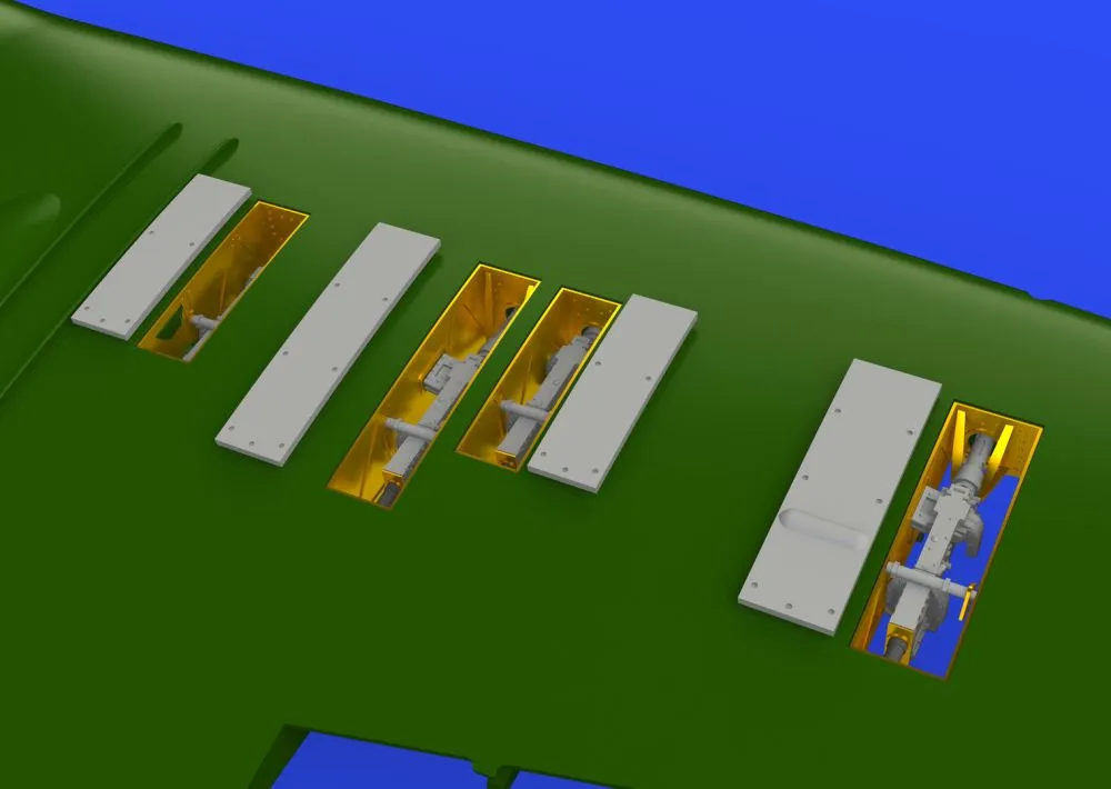 Spitfire Mk. I gun bays for Eduard 1:48