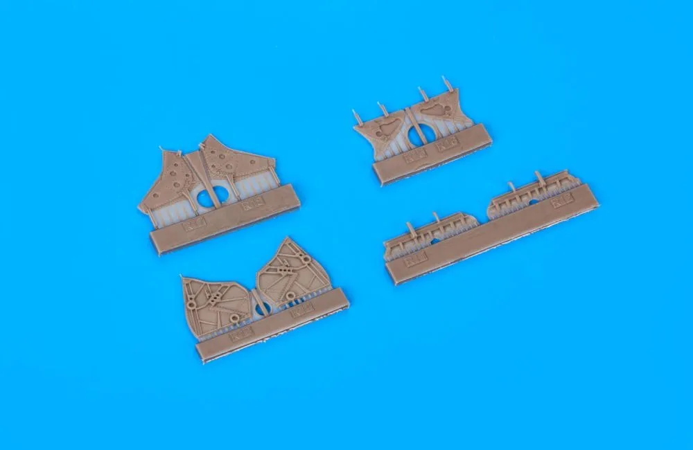 MiG-19 wheel well doors 1:48