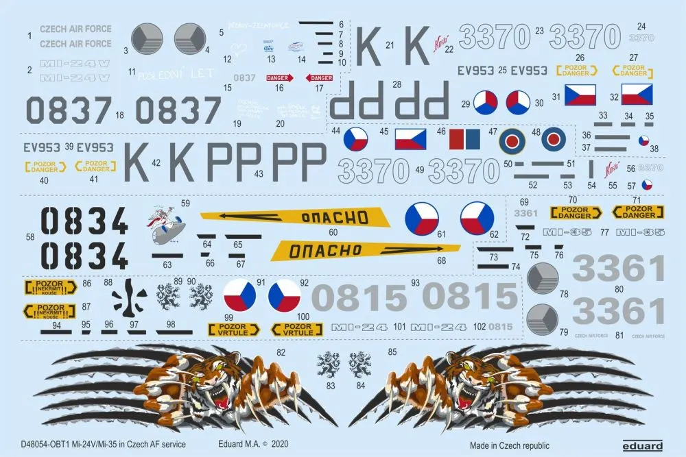 Mil Mi-24V/ Mi-35 in Czech AF service 1:48