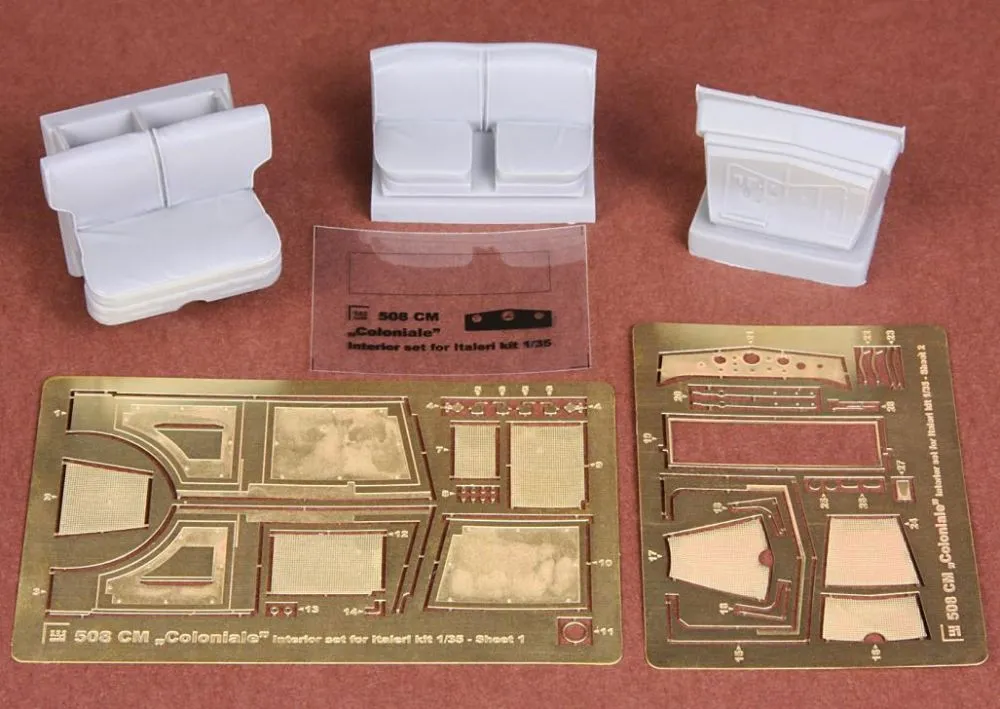 508 CM Coloniale interior set for Italeri 1:35