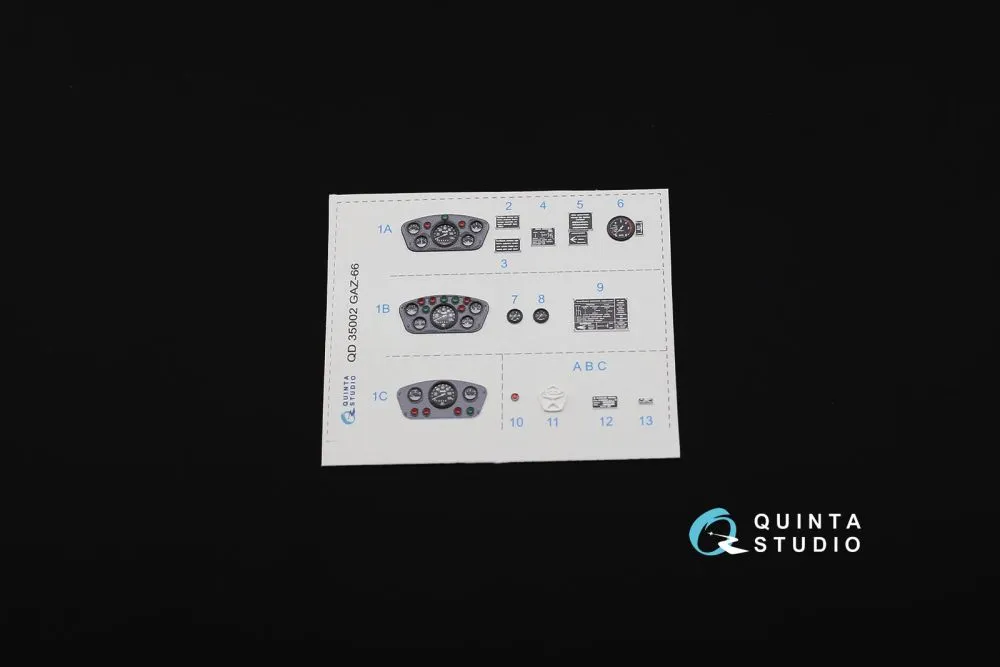 GAZ-66 interior for Trumpeter 1:35