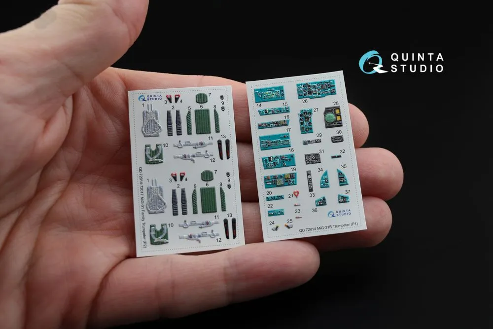 MiG-31B interior for Trumpeter 1:72