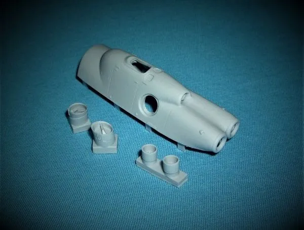 Mil Mi-8T correct engine cowling for Hobby Boss 1:72