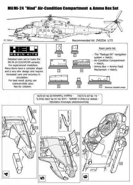 Mil Mi-24 Hind Air-Condition & Ammo Box 1:72