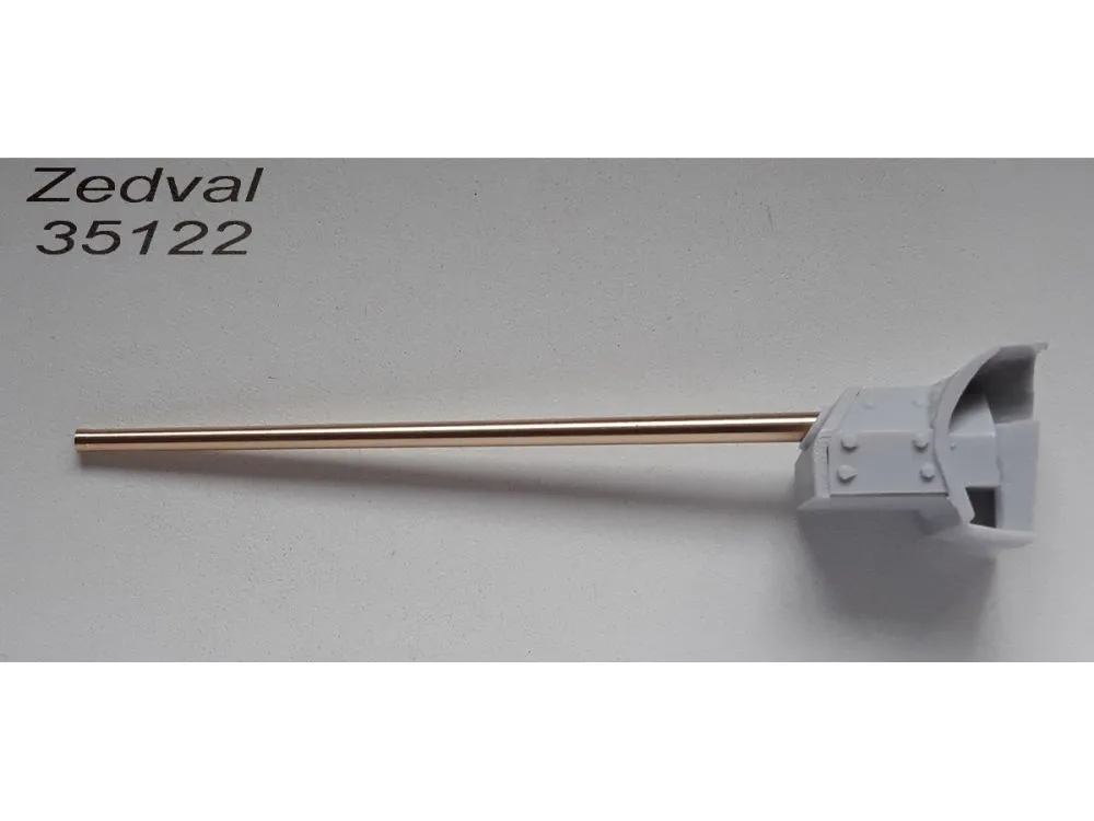 T-34/57 ZIS-4 57mm gun barrel w/ Mask 1:35