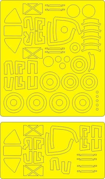 P-38H Lightning EXPERT mask for Tamiya 1:48